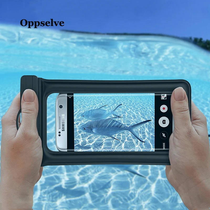 

Oppselve Universal IPX8 Waterproof Case For iPhone Xs Max Xr X 8 7 6S Samsung S9 S8 Plus Note 9 8 Phone Pouch Underwater Dry Bag