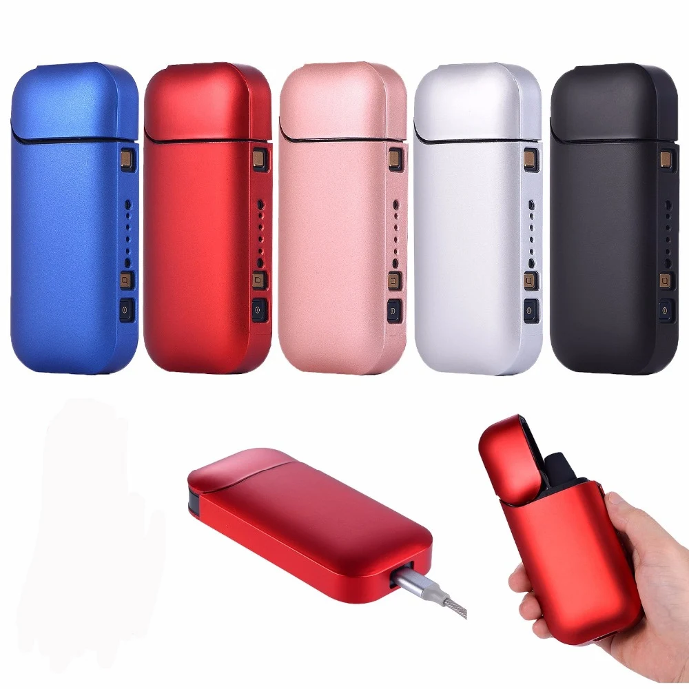 Модный Черный Красный Серебряный чехол для ПК IQOS 2 4 Plus II III электронная сигарета