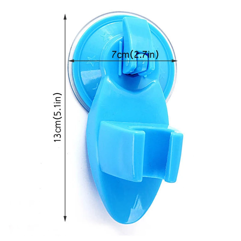 Мощный присоска прикрепляемый держатель для душевой головки сиденье Чак стенд держатель кронштейн тип присоски ванная комната стеллаж для хранения