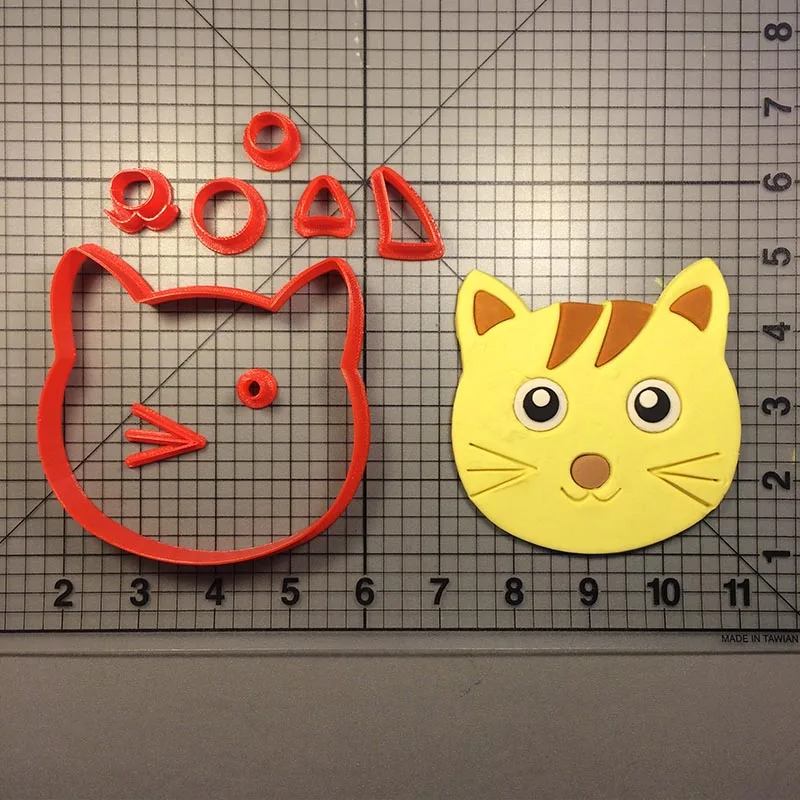 Cute Cat резак для печенья на заказ 3D Печатный Набор форм для фондана форма для кекса инструменты для украшения торта помадка кекс