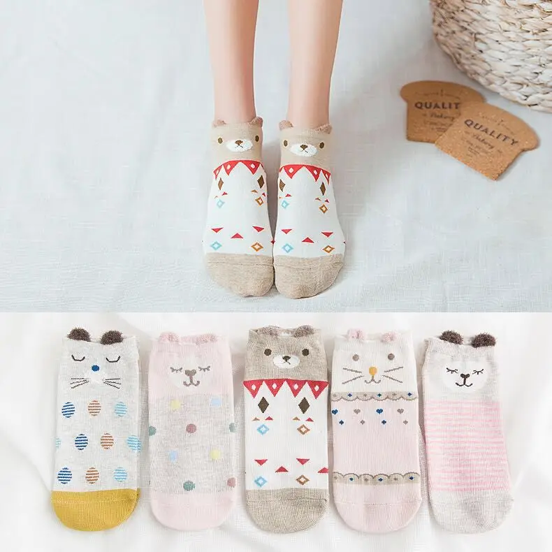 KingDeng милые носки Забавные милые Муми-тролли корейский стиль модные дизайнерские носки хараюку розовые Лолита вечерние женские уличные носки - Цвет: T