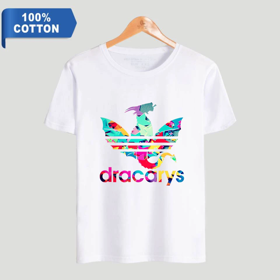 

2019 Fashion 100% Cotton t shirt men Dracarys Popular Basic Street Men Tee Member Summer Shirts Short Sleeve tshirt women