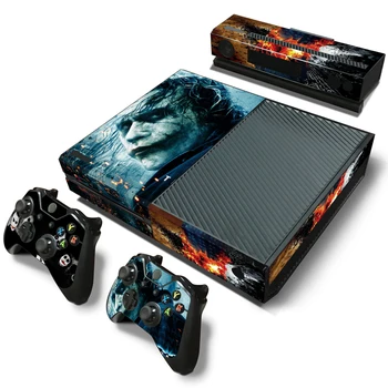 

free drop shipping for Joker Vinyl Cover Skin Sticker for Xbox One and 2PCS controller skins #TN-Xboxone-2041