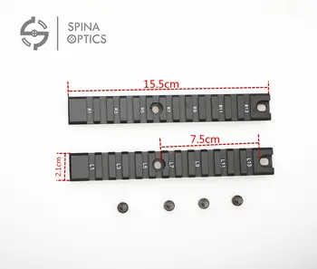 

spina optics The tactical rail Picatinny rail 0mm fitting a pair of long 155mm g36c G36 series