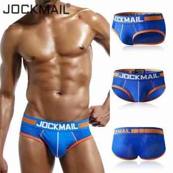

3pcs/Lot Brand Mesh Men Underwear Sexy Male Panties Slip Briefs Homewear Cueca Breathable Underpants U Pouch Pants Gay Underwear