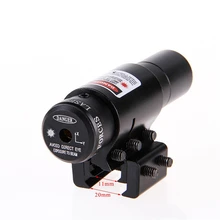 Red laser sight rifle com 11/20mm trilho de montagem para airsoft armas caça laser luz âmbito subzero chasse colimador
