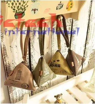 

by dhl or ems 200pcs Coin Purse Bag Girl Wallet Restoring Ancient Style Zongzi Canvas Coin Purses Clutch Change Wallets