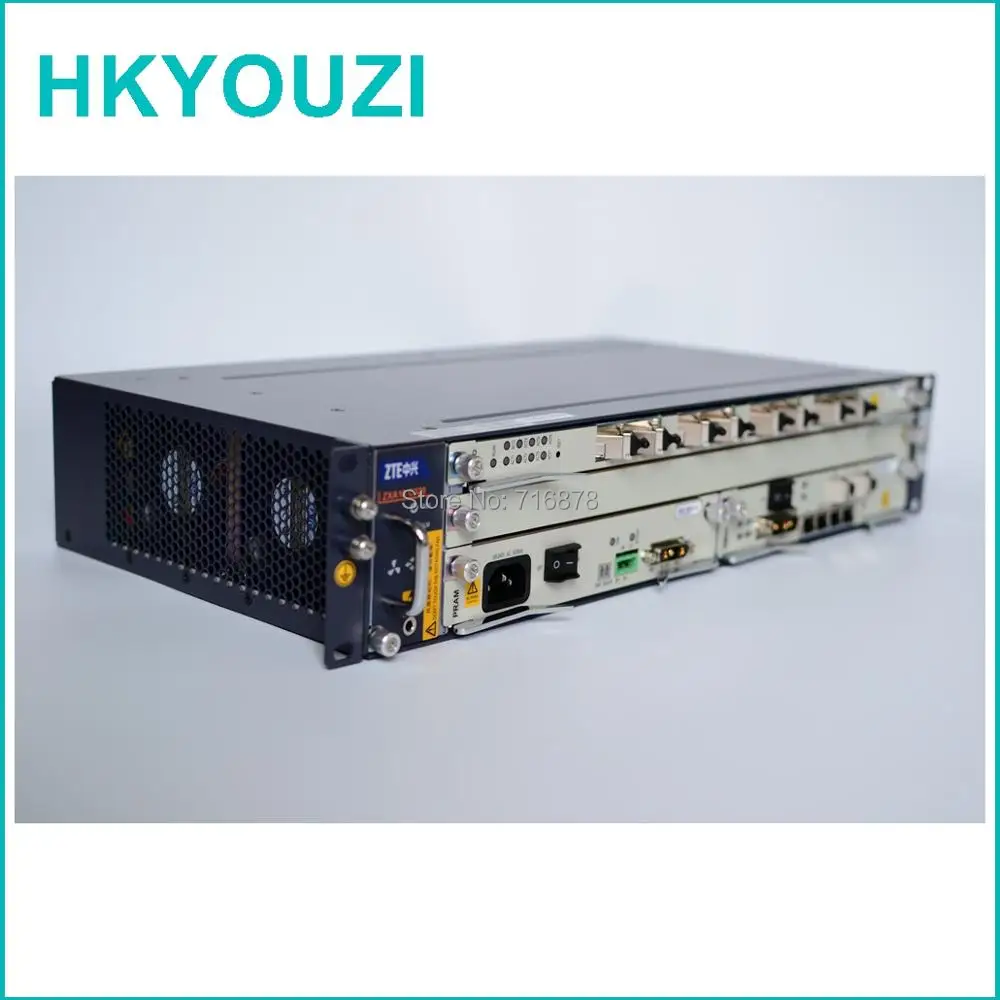 В наличии ZXA10 C320 OLT AC + 1 шт. GTGO SMXA/1 карта * с 4 портами 1G uplink PRAM DC power 8 SFPs|zxa10 c320|olt c320 |