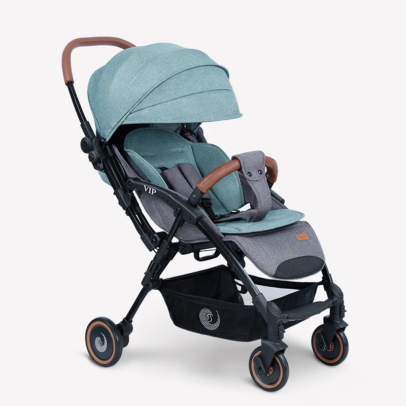 

Fashion Baby Stroller High-view Portable Bidirectional Foldable Aluminum Alloy, Shock Absorption Baby Pram Pushchair Buggys