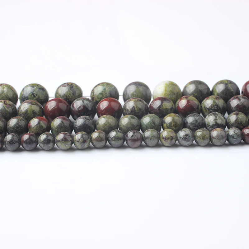 

LanLi 6/8/10/12mm natural Jewelry The dragon blood Stones beads suitable for DIY Men and women bracelet necklace Accessories