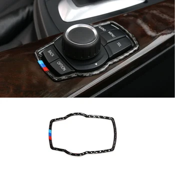 

Carbon Fiber Car Multimedia Buttons Frame Cover Trim Sticker For BMW F10 E90 F20 F30 GT F25 F26 X5 X6 F15 F16 F34 F01 E70 E71