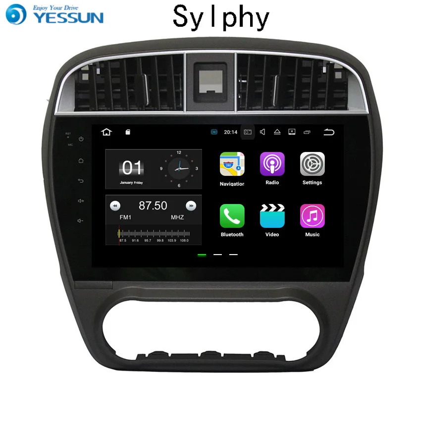 

YESSUN For Nissan Sylphy 2008~2015 Android Car Navigation GPS HD Touch Screen Audio Video Stereo Multimedia Player No CD DVD
