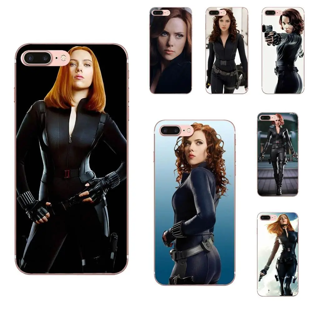

Soft Print Cover Case Avengers Black Widow For Xiaomi Redmi Mi Note 7 8 9 SE Pro Lite Go Play