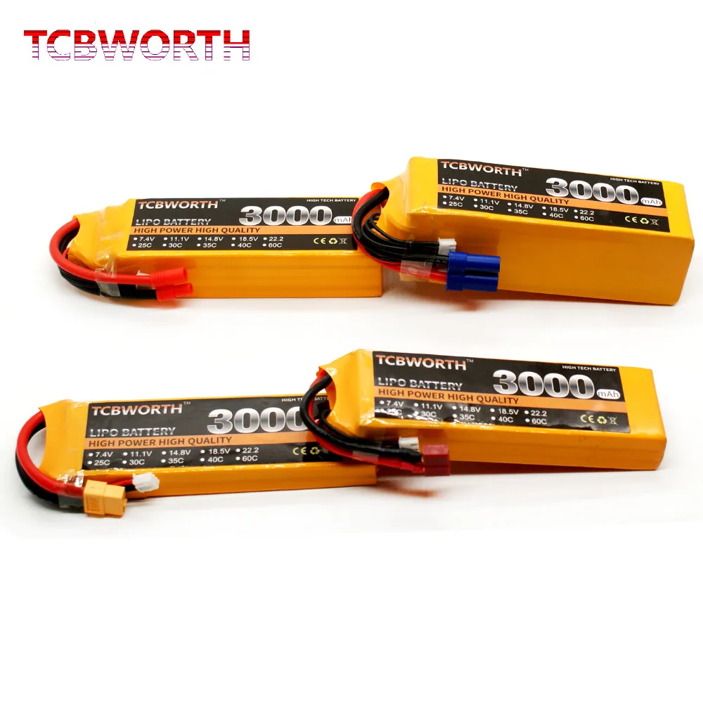 RC LiPo батарея 3S 11,1 V 3000mAh 30C RC Li-Po батареи для РУ самолет квадротор вертолет Дрон 3s RC Li-Po батарея AKKU