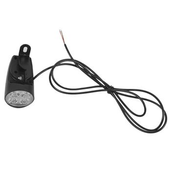 

4W Bicycle Led Light Bike Horn Waterproof Flashlight With Horn For Electric Bike Headlight Front Light Electric Scooter Light