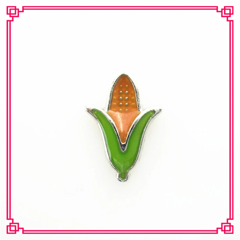 

Hot Selling 20pcs maize Floating Charms Living Glass Memory Floating Locket Pendant Charm DIY Jewelry