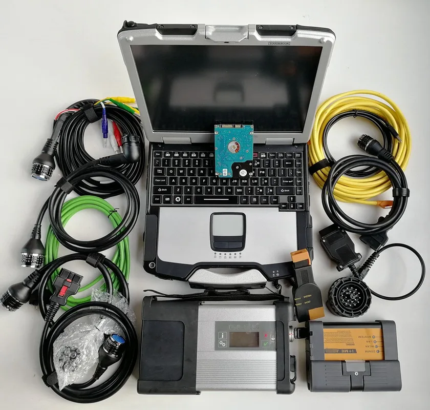 2в1 SD Диагностика C5 автодиагностика и инструмент программирования для Bmw ICOM A2 + B C MB