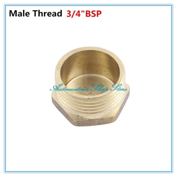 

5pcs Fuel Water Air Brass Pipe Hex Head Fitting 3/4 BSP Male Thread Water plug Connector