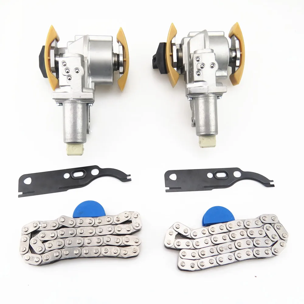 

FHAWKEYEQ 4.2 V8 2 Set Adjust Camshaft Timing Chain Tensioner Kit VW Phaeton Touareg S6 A6 A8 S8 077109088P 058198217 06D109229B