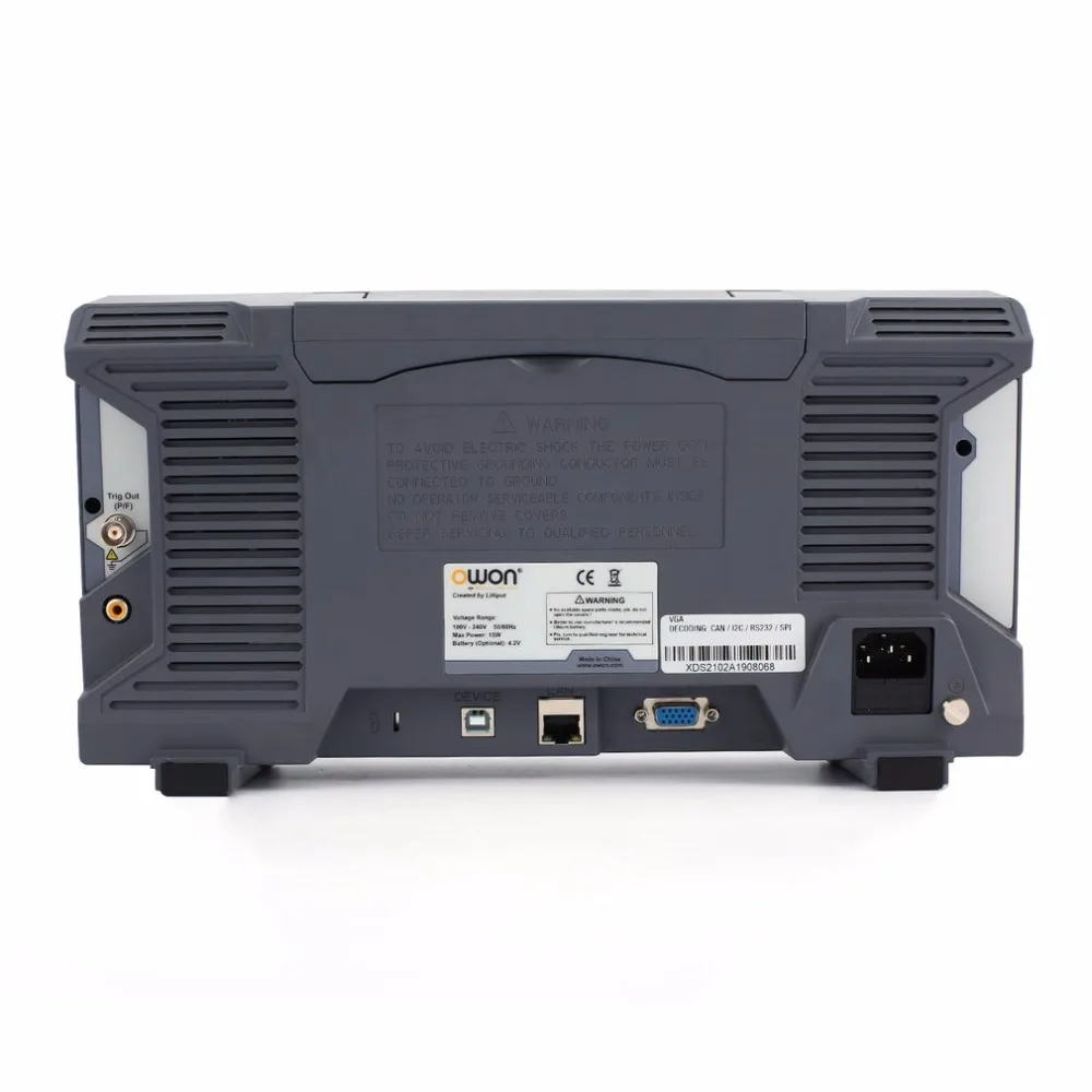 OWON XDS2102A 2 канала глубокой памяти ЖК-дисплей цифровой осциллограф для хранения Scopemeter 100 МГц 1GSa/s