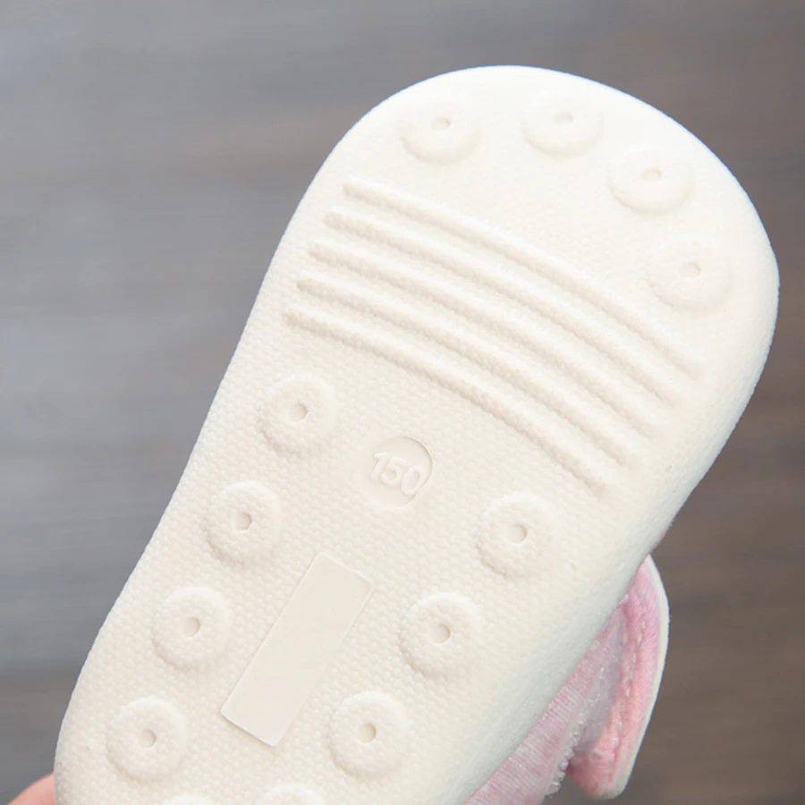 Kalupao Unisex Baby Shoe Cotton Fabric First Walker Shoes Anti-Slippery Soft Tpr Hook & Loop Prewalker Sneakers Baby Casual Shoe (16)