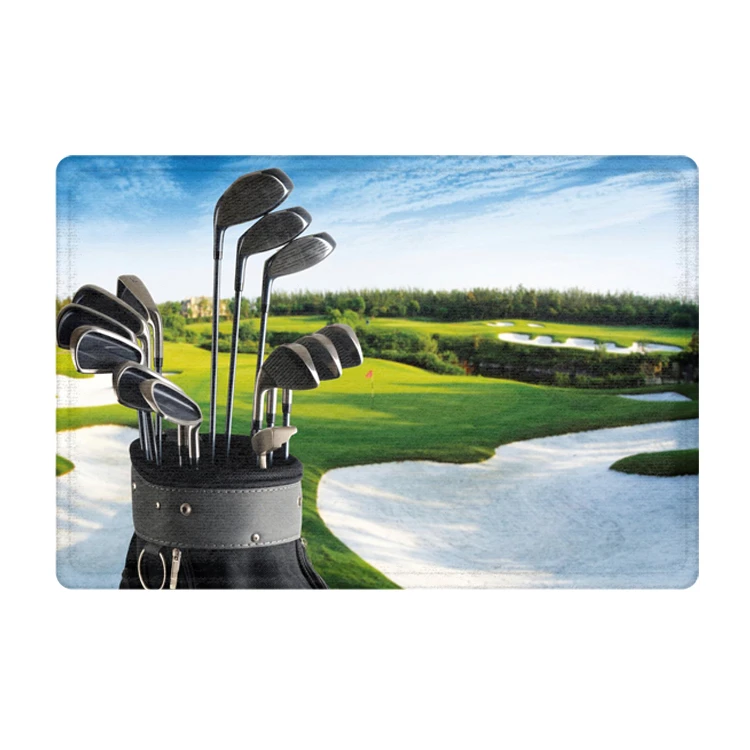 40x60cm/45x75cm Doormat Home Decor Golf Course Pattern Door Mat Floor Mat Foot Padin Mat from