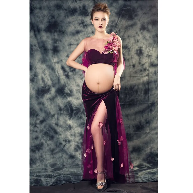 2016-Maternity-Photography-Props-Lace-Maternity-Clothes-Vestidos-Fashion-pregnant-Crochet-maternity-dress-Photo-Shoot-L1451