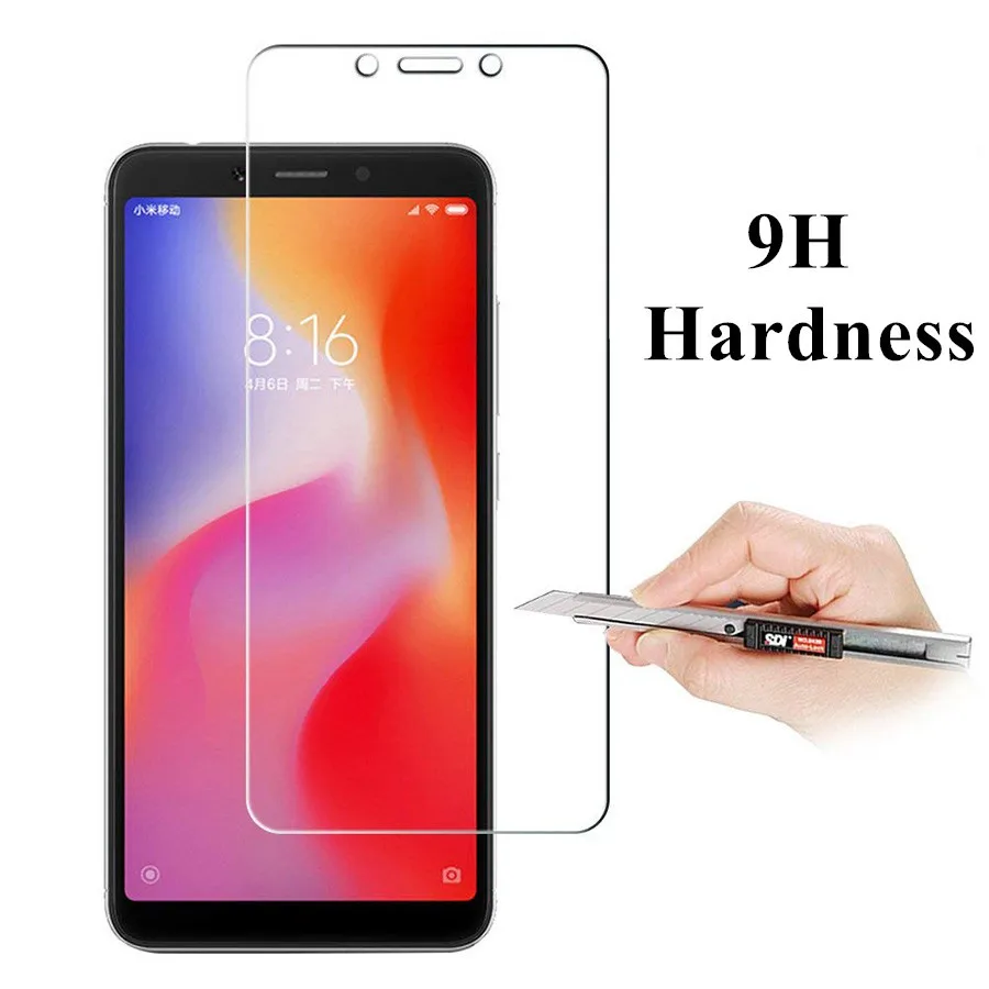Защитное закаленное стекло 2.5D для Xiaomi Redmi 6 Защита экрана Readmi 6a стеклянная пленка