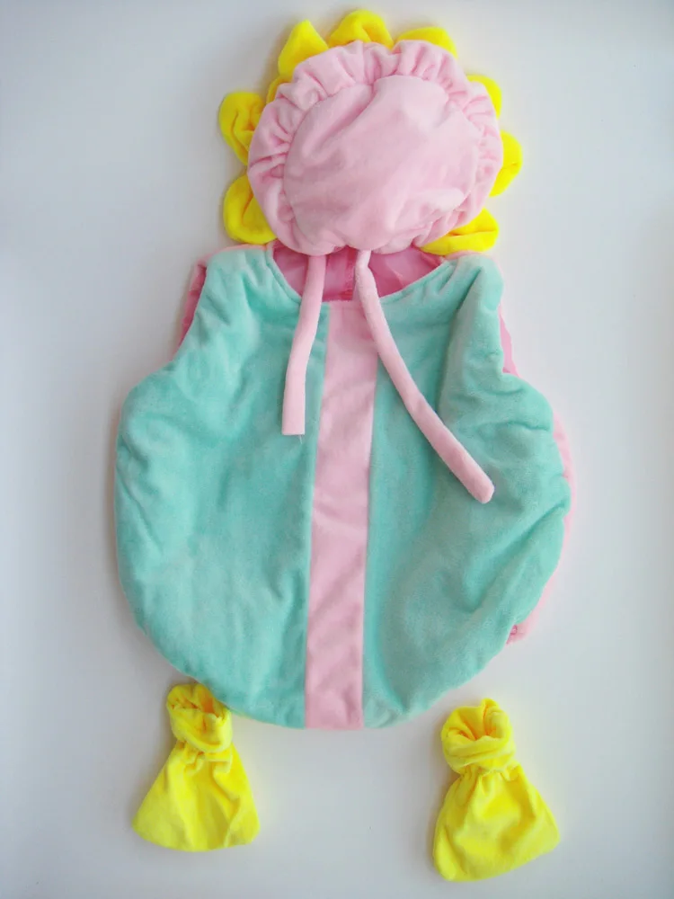 Newborn-Photography-Props-Blanket-Wrap-Baby-Romper-Hat-Polar-Fleece-Blanket-Wraps-Sunflower-Costume-Set-for-Newborn-Photo-Shoot-09