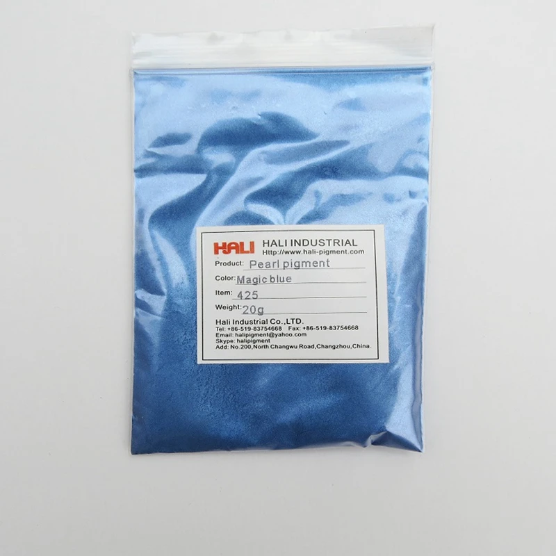진주 안료 컬러 운모 파우더 진주 광택 안료 매직 인디고 422 1 lot=20 gram 판매