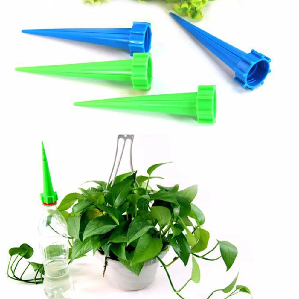 

2Pcs Automatic Dripper Potted Plants Self Watering Device Lazy Environmental Waterer Drip Irrigation Sprinkler Seepage Tool