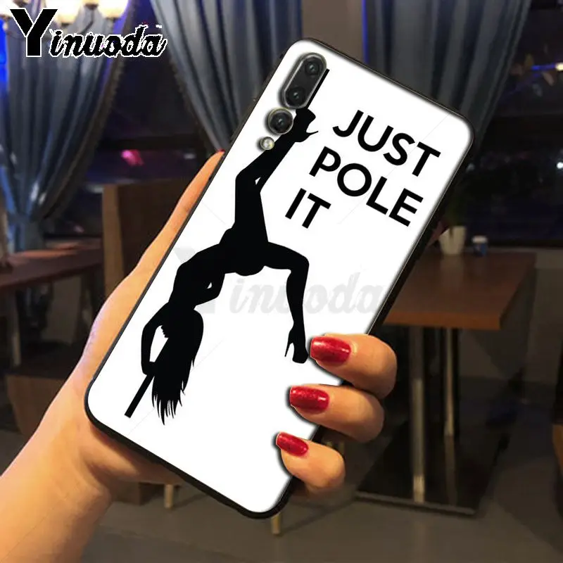 Pole dance dancing girl cartoon