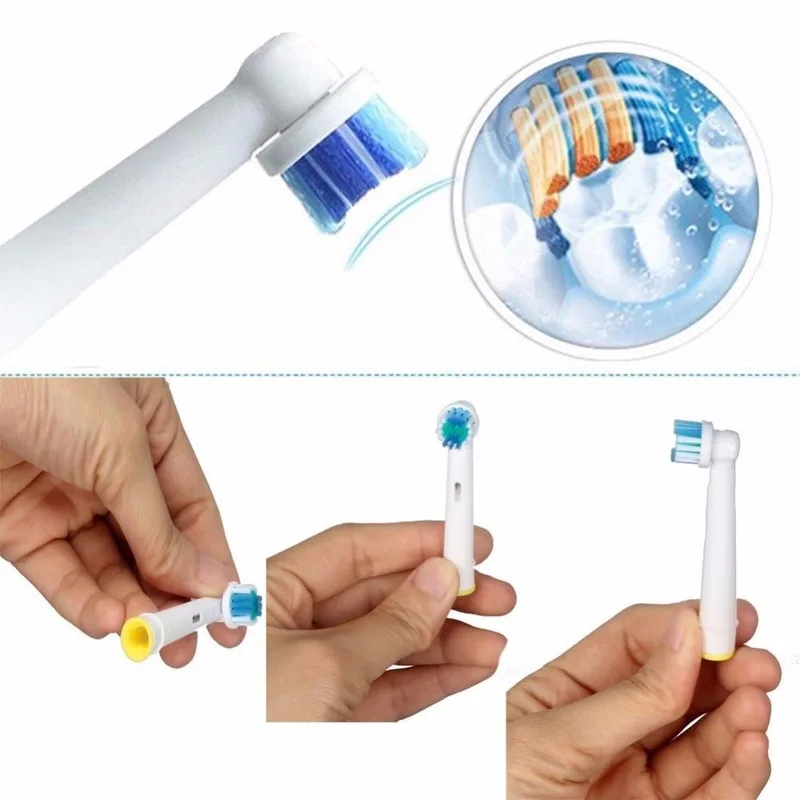 

Carrywon Universal Electric Toothbrush Heads Suit Replacement Soft-bristled for Tooth Brush Head Oral Hygiene Clean Tools