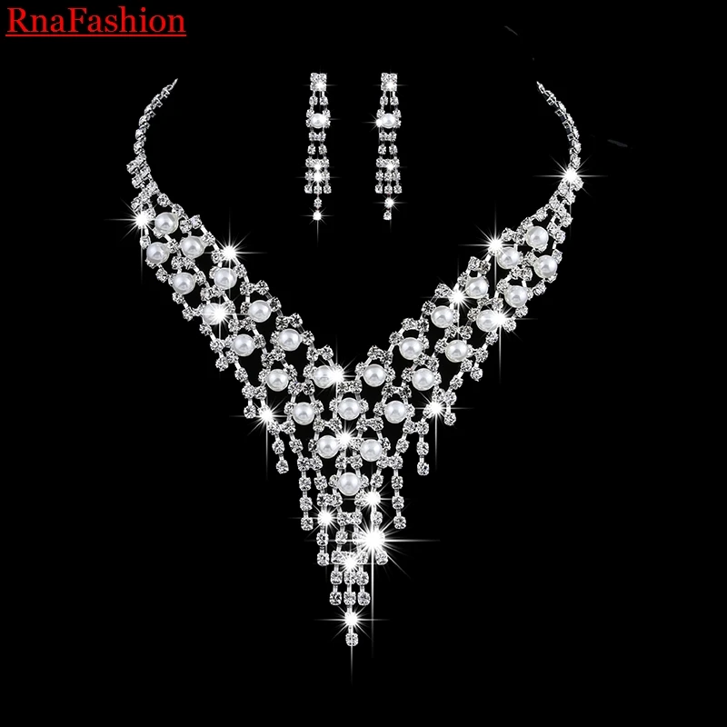 RNAFASHION ожерелье с подвеской из искусственного жемчуга для женщин модные