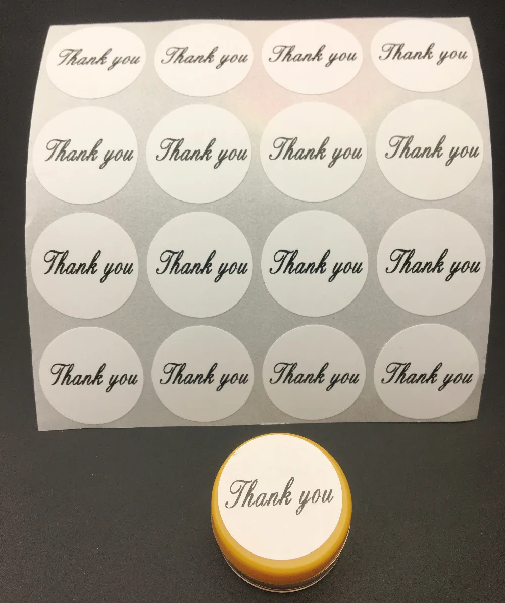 Buy 100pcs White paper Thank you decoration DIY diary