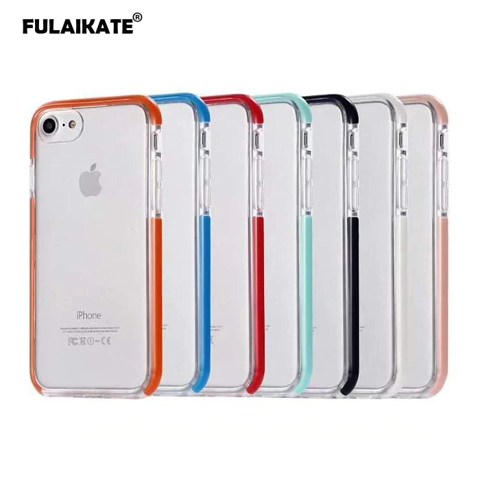Универсальный чехол FULAIKATE для iPhone 6 6s задняя крышка из ТПУ 7 прозрачные мягкие