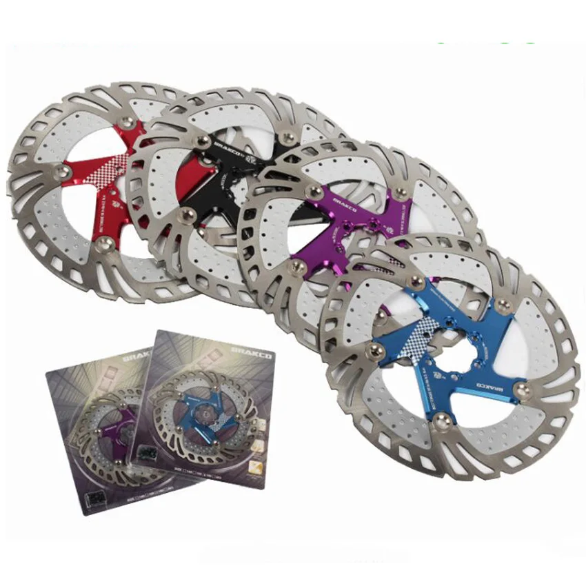 

1 pcs Brakco Mountain Bike Brake Disc Rotor MTB Bike Floating disk DR-11FA 160/180/203mm cable parts hot selling