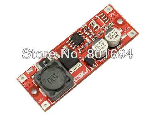 Buy Mini DC-DC Boost Converter 3V-12V 5V 9V to 12V Fixed Output Mobile Step-up Power Supply Module 12W