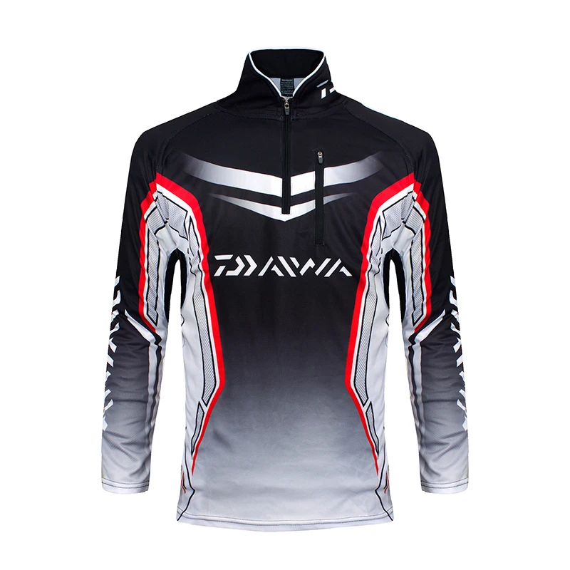 DAIWA BREATHABLE FISHING SHIRT JERSEY UV PROTECTION LONG SLEEVE BLUE