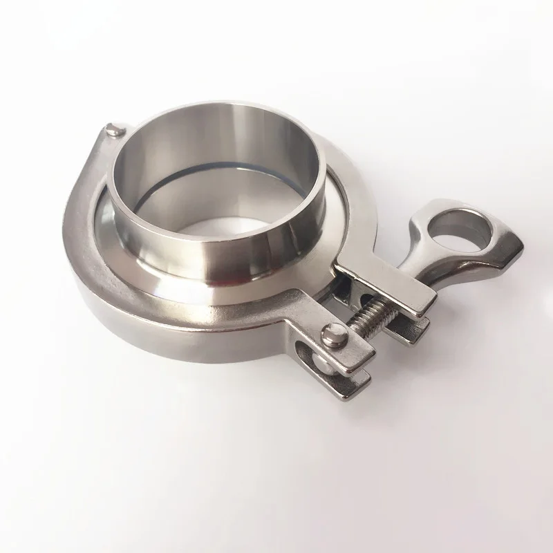 2 "Tri Clamp x 45 мм 1-3/4" труба OD санитарный сварной наконечник + Tri Клевер + силиконовая прокладка 304 нержавеющая сталь домашнее Вино изготовление