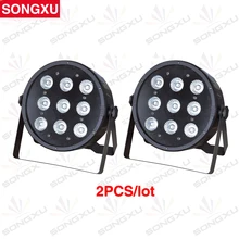 SONGXU 2 шт./лот Новые 9 шт.* 10 Вт R, G, B, W 4в1 высокой мощности led par light/SX-PL0910