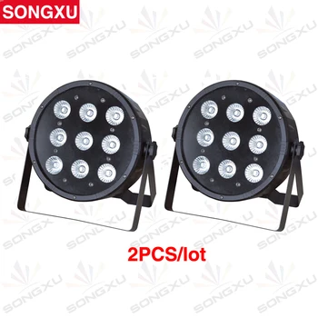 

SONGXU 2pcs/lot Newest 9pcs*10W R,G,B,W 4IN1 high power led par light/SX-PL0910
