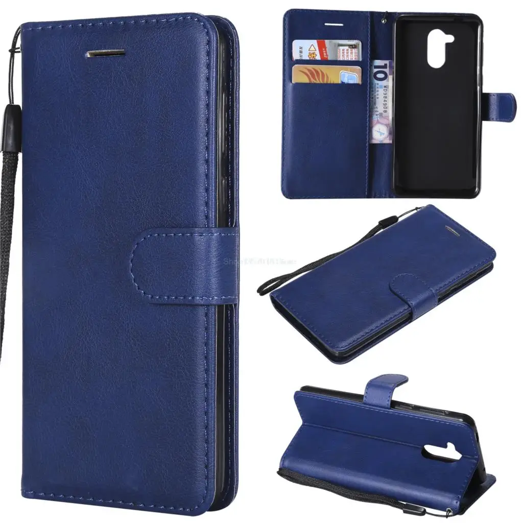 Case for Huawei Honor 6C 6C DIG-L21HN Flip Leather Wallet Solid color Cover for Huawei Honor C6 DIG-L21 Wallet Card Slot Phone cute huawei phone cases