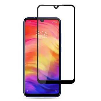 

100pcs/lot For Redmi Note 7 Pro Tempered Glass Screen Full Glue Full Cover Screen Protector For Xiaomi Redmi Note 6 Pro