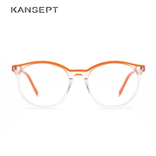 Ацетатная женская оправа для очков Близорукие круговые очки по рецепту Модная прозрачная оптическая оправа