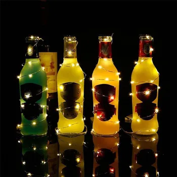 

6 Pack 20 LED Battery Micro Rice Wire Copper Fairy String Lights Party home decoration Decorative lights #0130 A#487