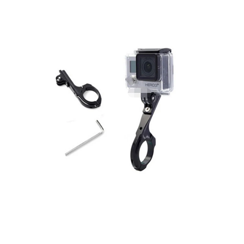 Aluminum Alloy  Bicycle Clip Motorcycle Bike Handlebar Clamp Mount Adapter For GoPro Hero 6 5 4 3 Sports Camera Accessories (11)