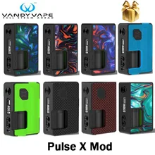 Vandy Vape PULSE X MOD стандартная версия электронная сигарета 90 Вт Pulse X BF коробка мод Vape Fit Pulse X Tank испаритель