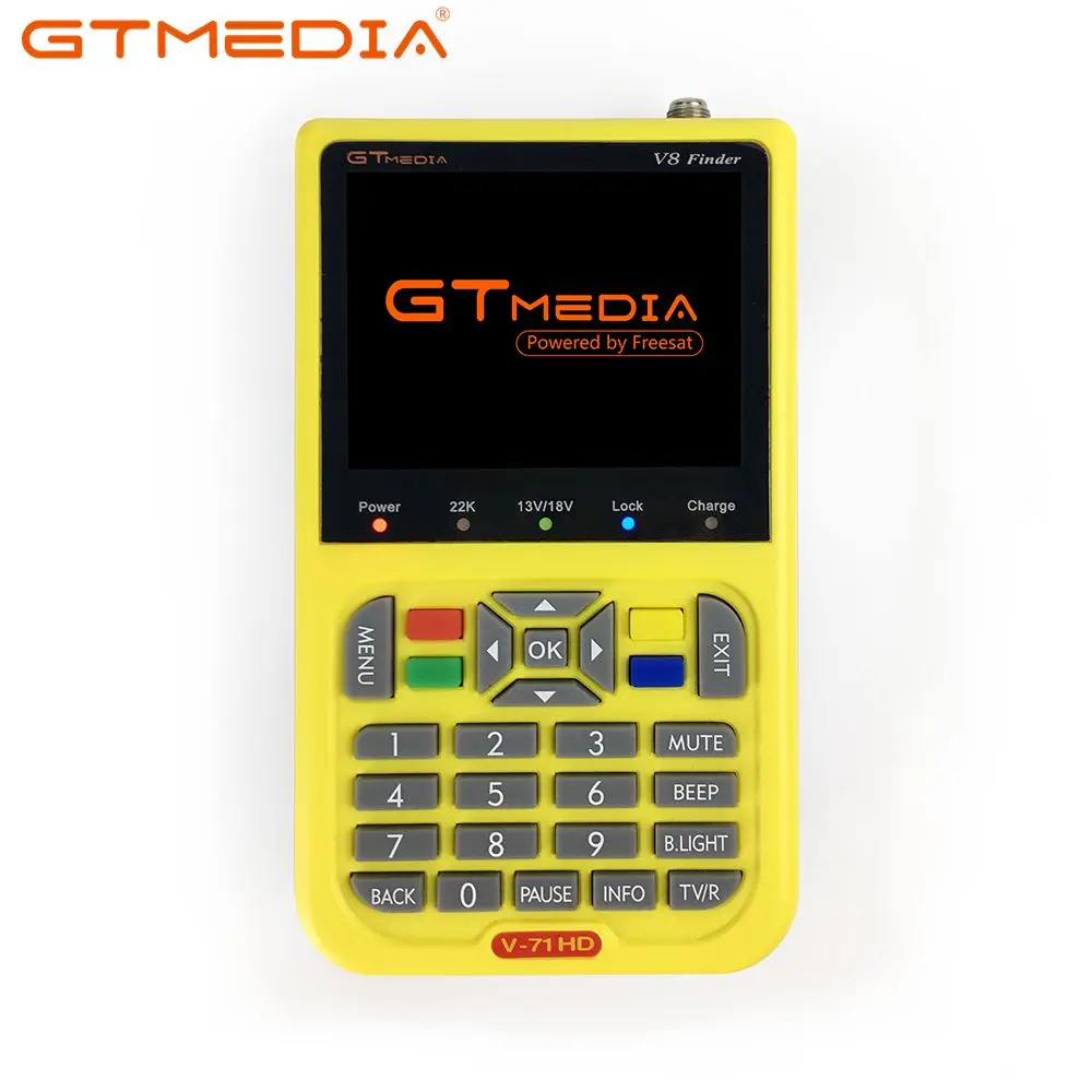 GTmedia V8 Finder Satellite Finder DVB S2 Meter Receptor Tuner Sat finder with 3.5 inch LCD Color Screen DVB-S2 HD Receiver GTmedia V8 Finder Satellite Finder DVB S2 Meter Receptor Tuner Sat finder with 3.5 inch LCD Color Screen DVB-S2 HD Receiver