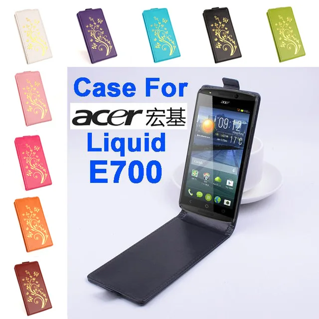 

Luxury leather case For Acer Liquid E700 Flip cover housing For Acer E 700 Phone cases covers Mobile Phone Bags Fundas shell